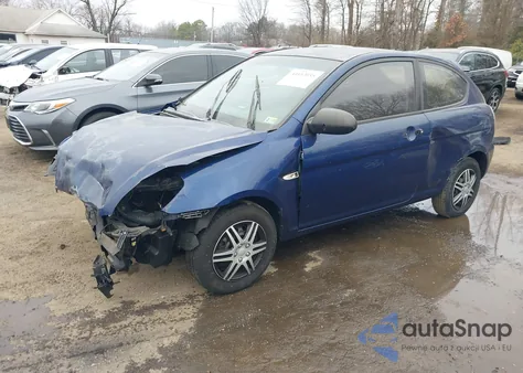 2008 Hyundai Accent Gs from USA, damaged, VIN KMHCM36C88U096447